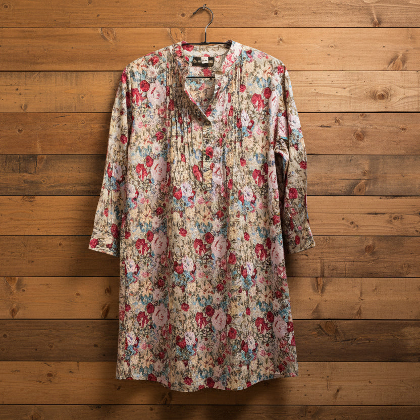 Robe Tunique Bohème Fleurie