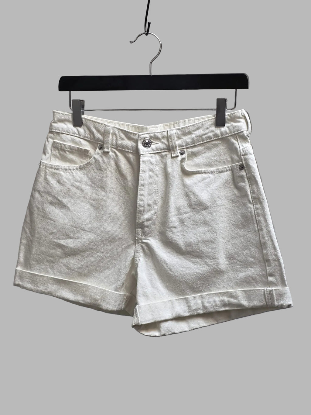 Weiße Jeans-Shorts von MNG Denim