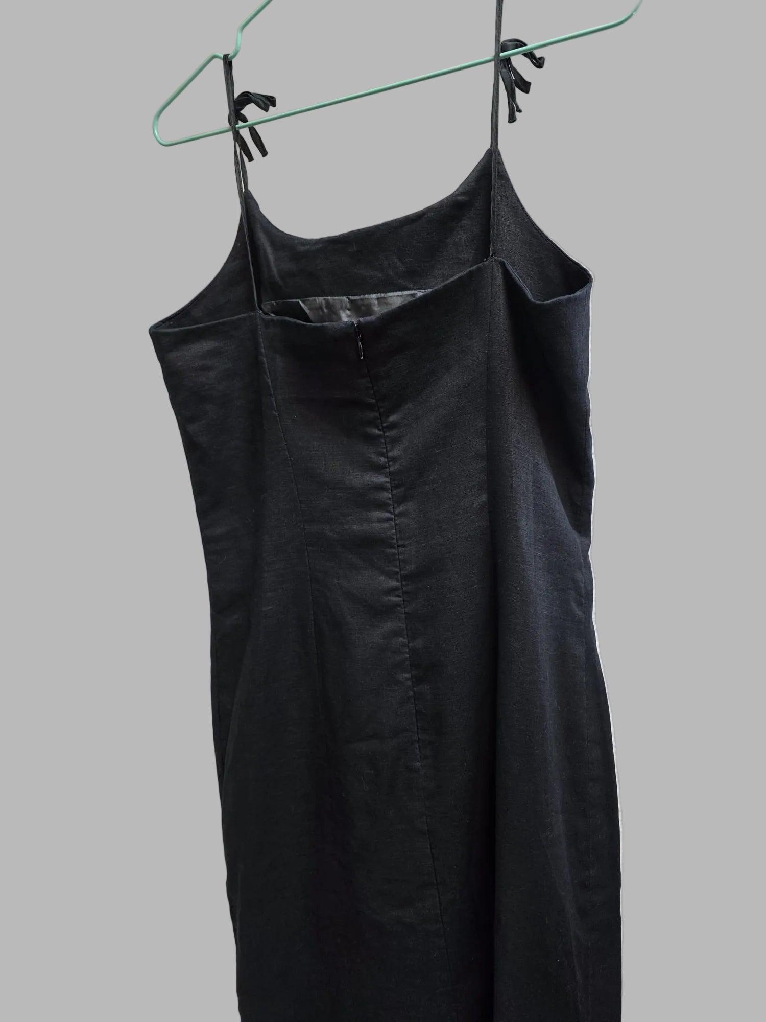 Vestido vintage midi de lino de Van-Dos