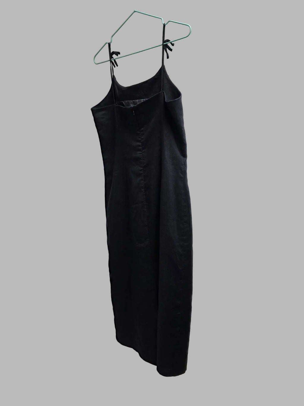Vestido vintage midi de lino de Van-Dos