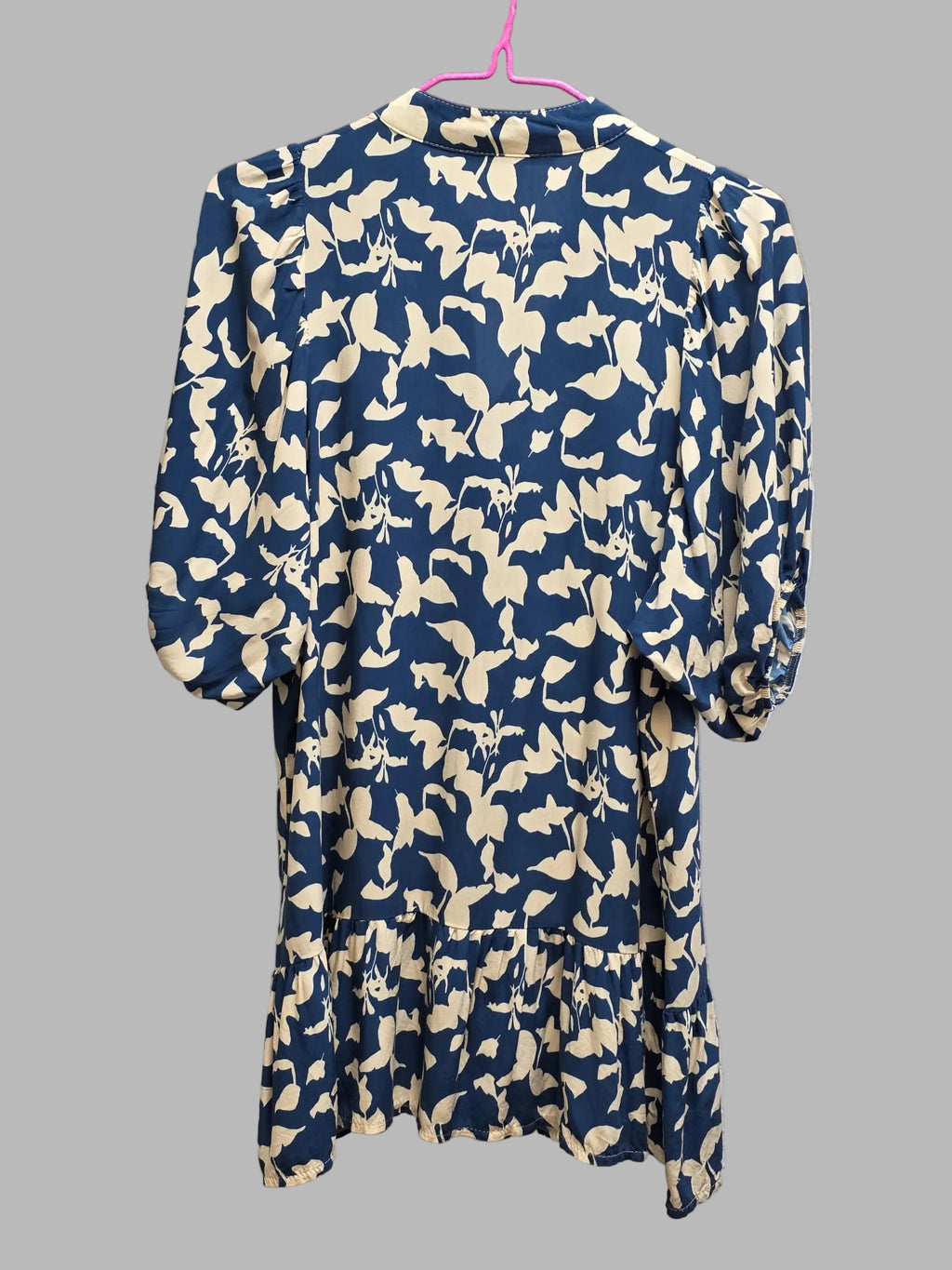 Hemdblusenkleid mit Puffärmeln