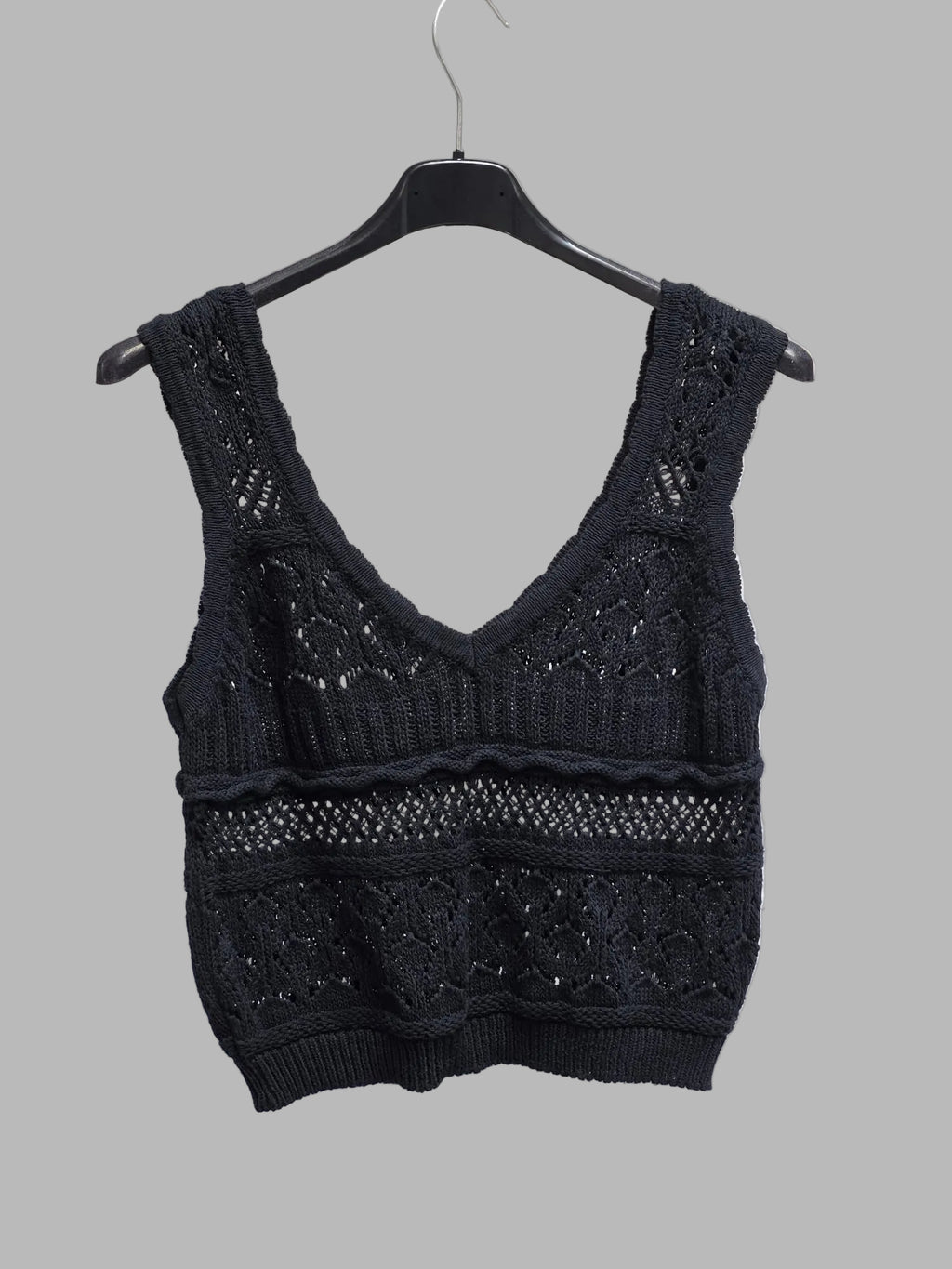 Top crochet negro H20 Italia