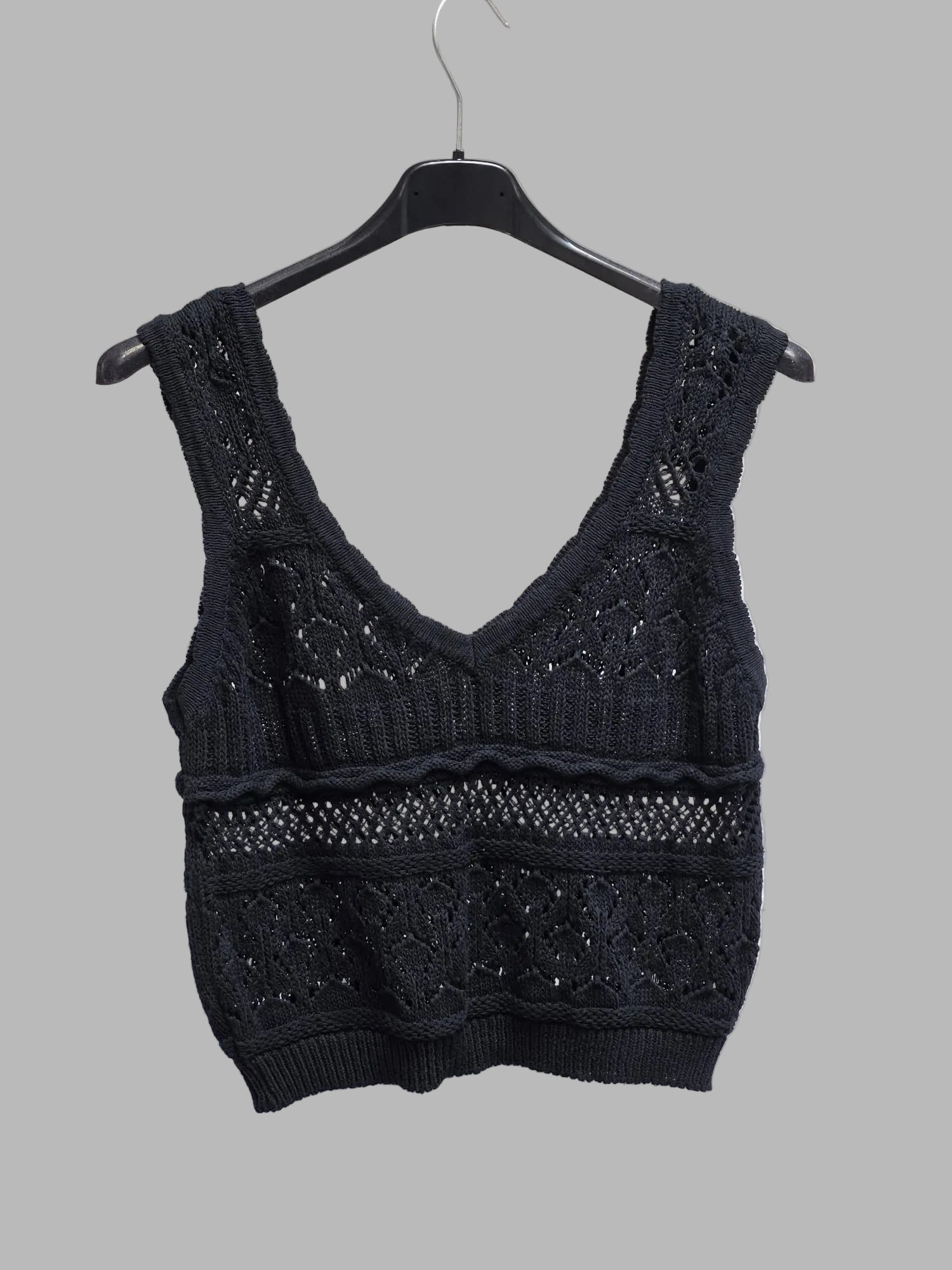 Top crochet negro H20 Italia