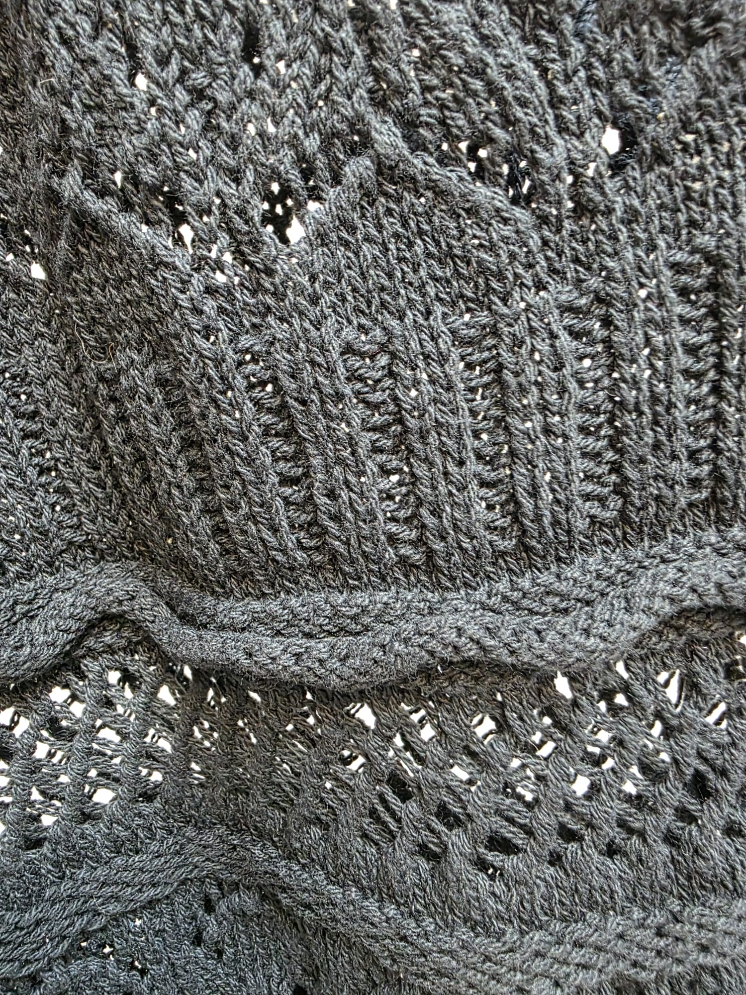 Top crochet negro H20 Italia
