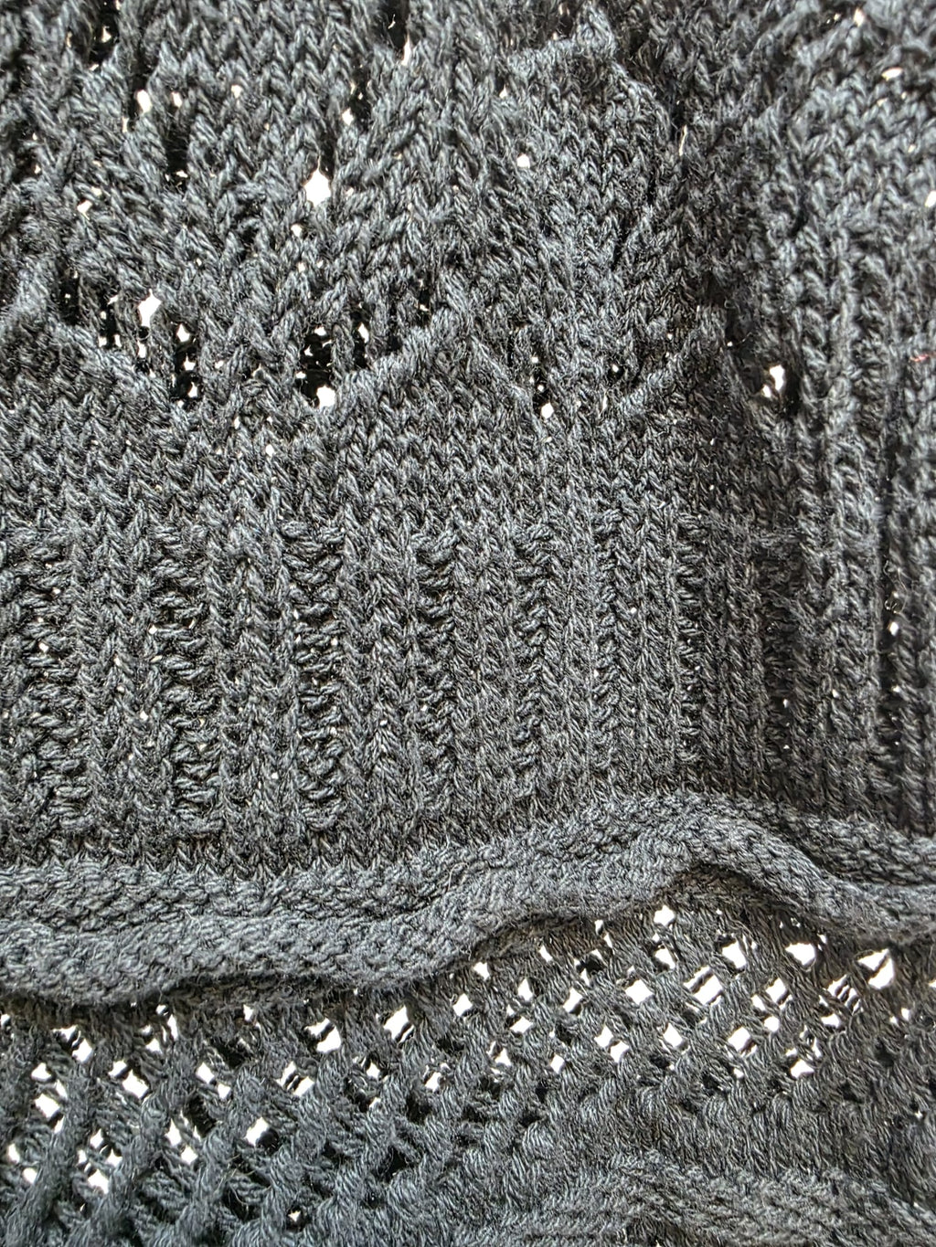 Top crochet negro H20 Italia
