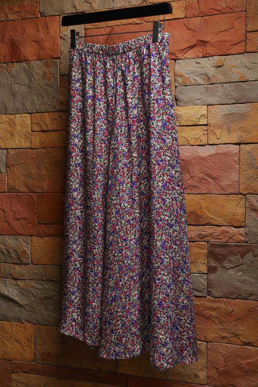 Jupe longue florale Zara