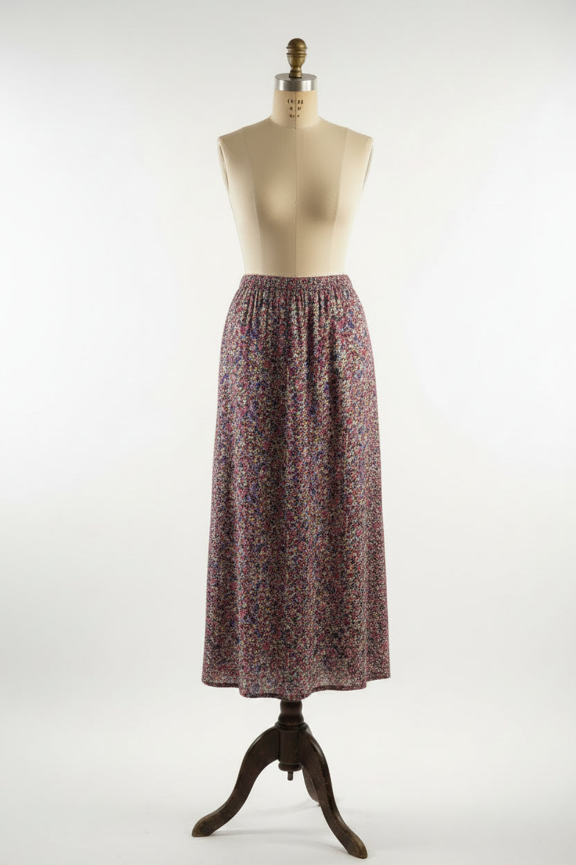Jupe longue florale Zara