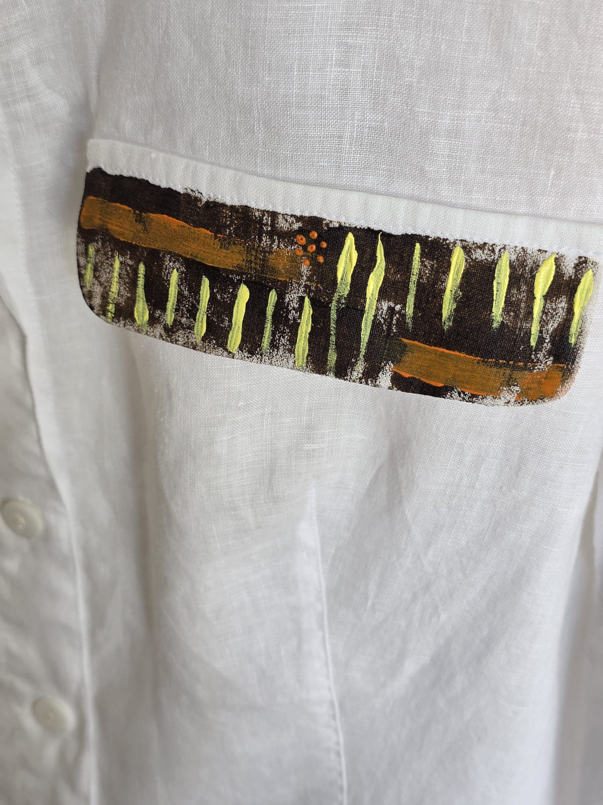 Blusa manga larga Massimo Dutti pintada, Talla 44