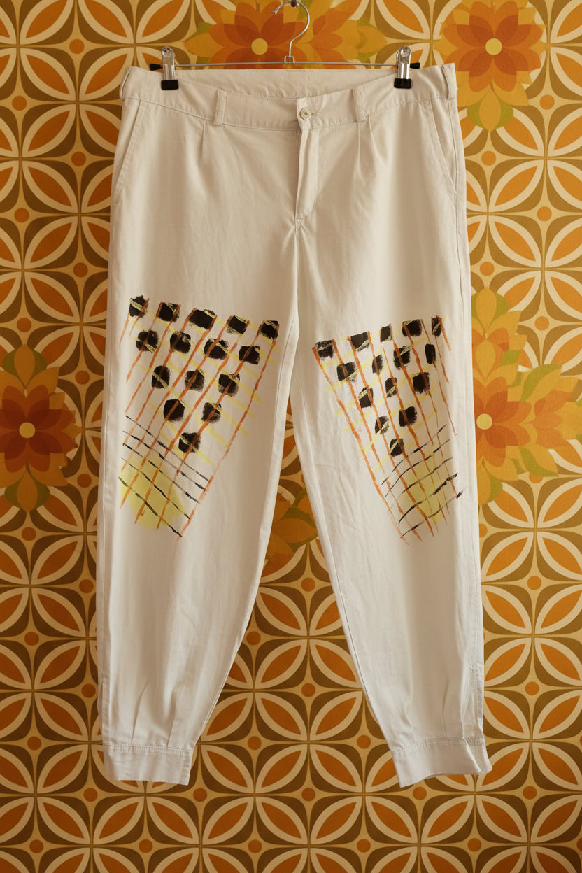 Pantalon unisexe bouffant peint, Taille 46
