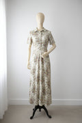 Robe chemise longue fleurie Zara