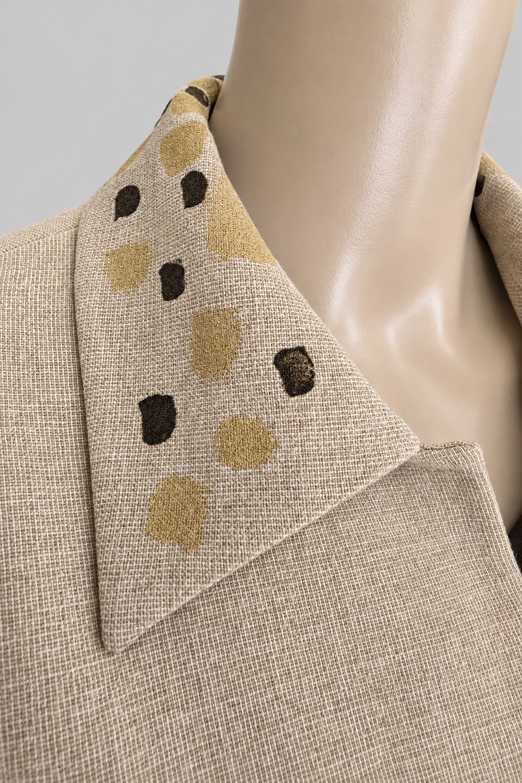 Vista trasera del blazer vintage Tierra Solar